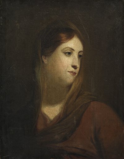 Schets voor een vrouwenhoofd, ca. 1800 door John Opie