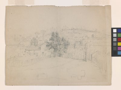 Straat In Brookville door John Otis Adams