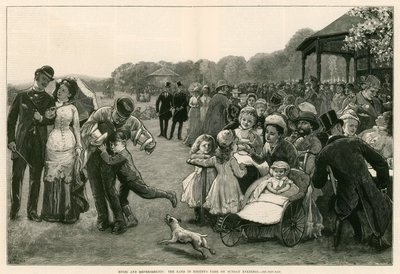 Muziek en verfrissingen: De band in Regent