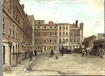 Warwick Square door John P. Ernslie