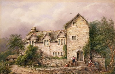 Het huis van Sir Francis Drake, nabij Tavistock, Devon door John Palmer