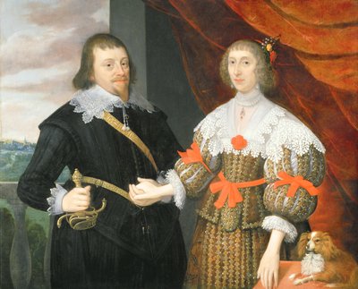 Portret van een Echtpaar door John Parker