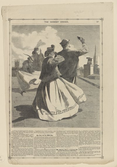 Kijken naar de zonsverduistering, p. 37 uit Frank Leslie