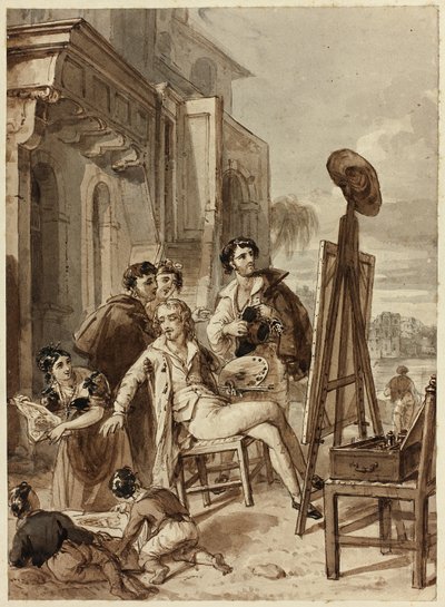 Kunstenaars en Amateurs door John Partridge