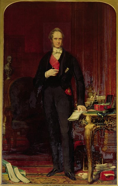 Henry, 3e Burggraaf Palmerston door John Partridge
