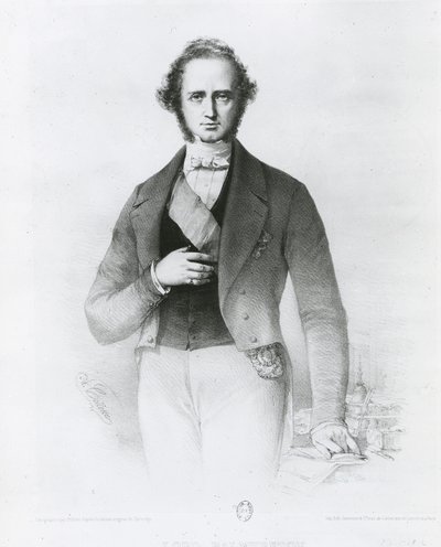 Portret van Henry John Temple (1784-1865) Lord Palmerston, gegraveerd door Collette door John Partridge