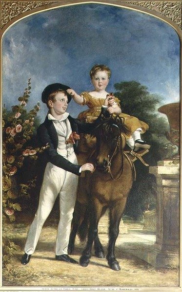 De familie Petre (detail) door John Partridge