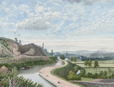 Het Glamorganshire Kanaal bij Ynysangharad door John Petherick