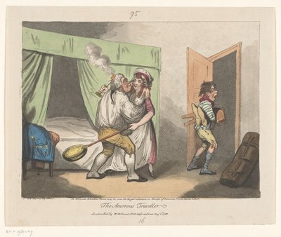 De Lustige Reiziger door John Pettit (attributed to)