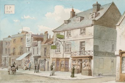 The Bull and Star pub, High Street, Putney, Londen door John Phillipp Emslie