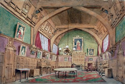 Interieur van de hal in Barnard