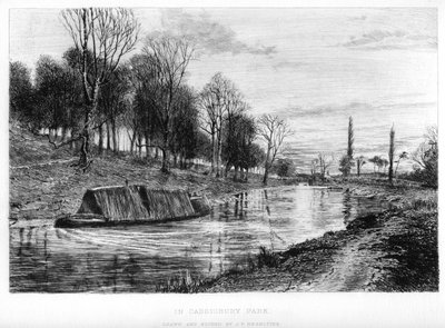In Cassiobury Park, 19e eeuw door John Postle Heseltine