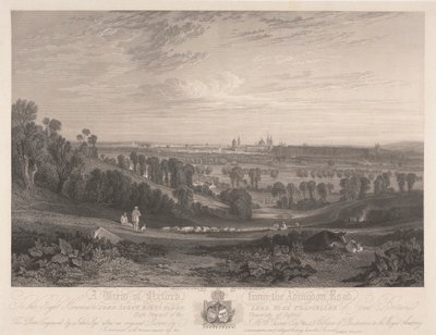 Een uitzicht op Oxford vanaf de Abingdon Road door John Pye