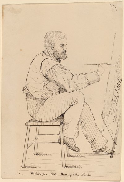 Schetsklas Serie - E.W. Perry door John Quincy Adams Ward