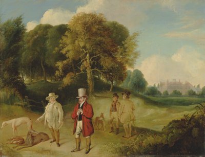 J.M.W. Turner en Walter Fawkes in Farnley Hall door John R. Wildman
