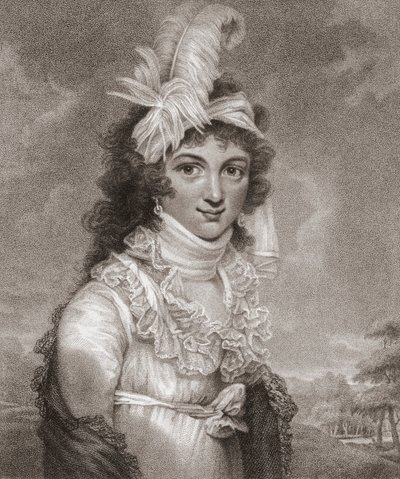 Caroline van Brunswijk. Koningin van Engeland. door John Raphael (after) Smith