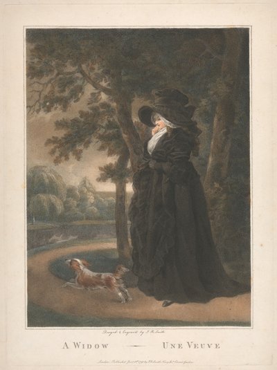 A Widow - Een weduwe door John Raphael Smith
