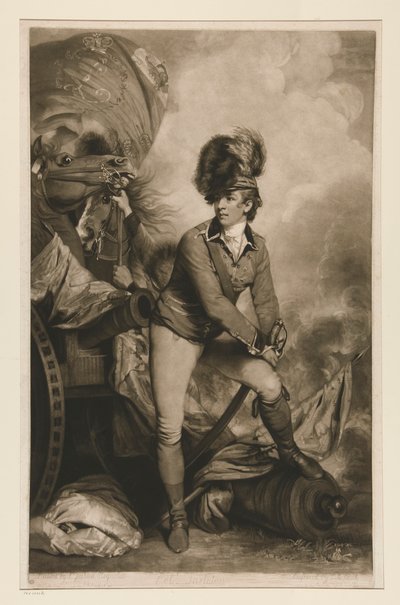 Kol. Tarleton (Sir Bennastre Tarleton, 1754-1883) door John Raphael Smith