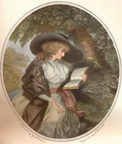 Delia op het platteland, 1788, 1902 door John Raphael Smith