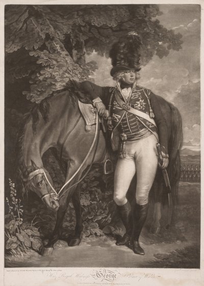George, Prins van Wales door John Raphael Smith