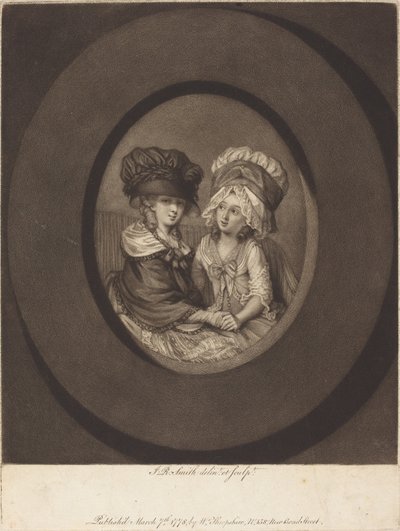 De Twee Vrienden door John Raphael Smith