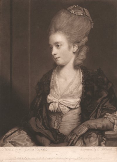 Miss Theophila Palmer door John Raphael Smith