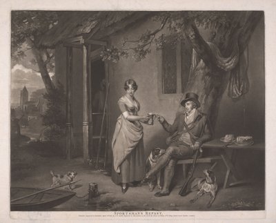 Maaltijd van een jager door John Raphael Smith