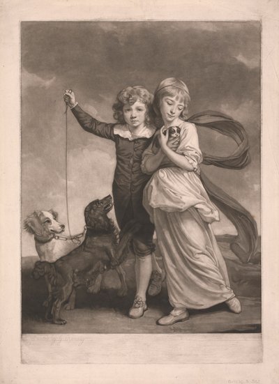 De Clavering Kinderen door John Raphael Smith