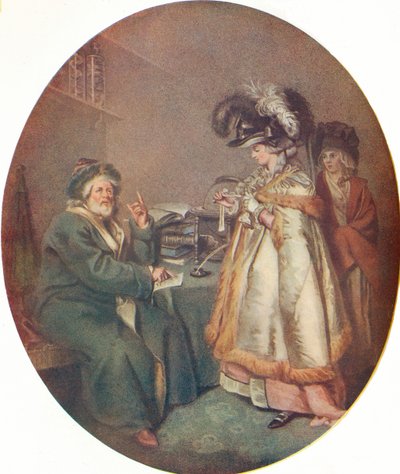 De Goedgelovige Dame en Astrologer, 1786 door John Raphael Smith
