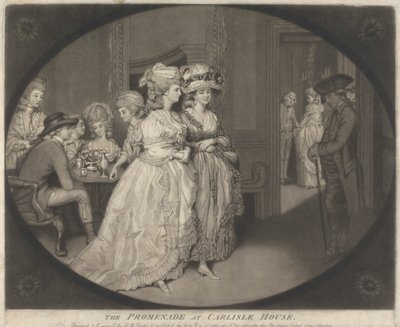 De Promenade bij Carlisle House door John Raphael Smith