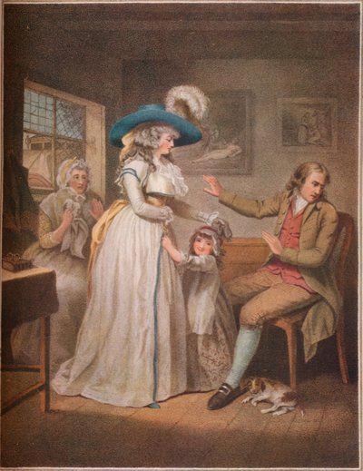 De deugdzame ouder. Laetitia probeert tevergeefs haar ouders te verzoenen door John Raphael Smith