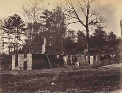 Ruïnes op Gaines Mill, Virginia., april 1865 door John Reekie