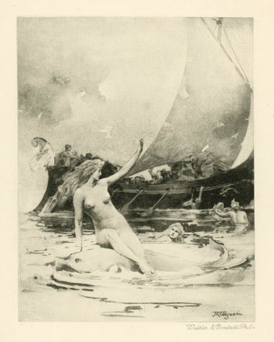Illustratie voor de gedichten van Catullus door John Reinhard Weguelin