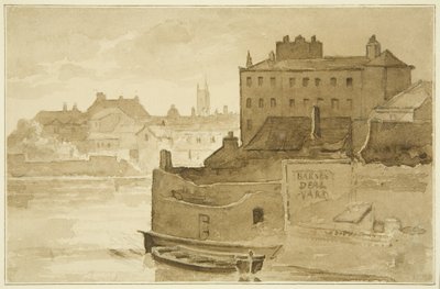 Floating Harbour, bij Counterslip door John Reverend Eden