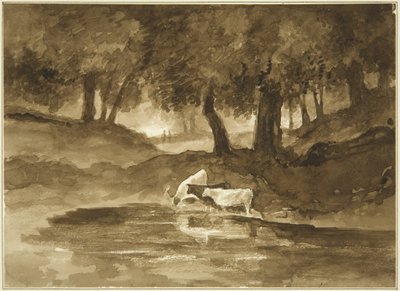 Kijkend naar Nightingale Valley, ca. 1825 door John Reverend Eden