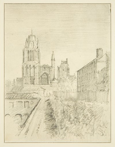Redcliffe kerk en een deel van Alfred Wharf door John Reverend Eden