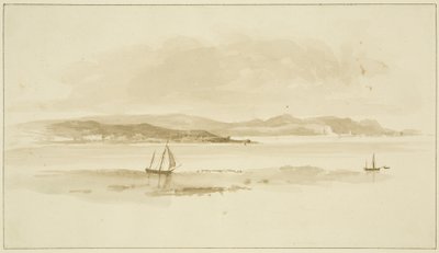 Uitzicht op de Severn vanaf de Old Passage door John Reverend Eden