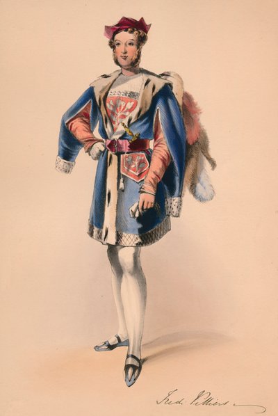Frederick Child-Villiers in kostuum voor Queen Victoria