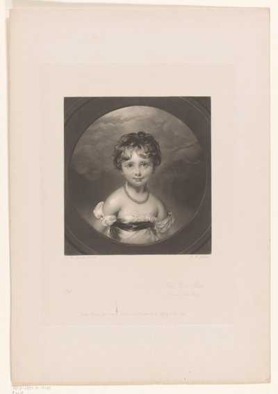 Portret van Emily Ashley-Cooper door John Richardson Jackson