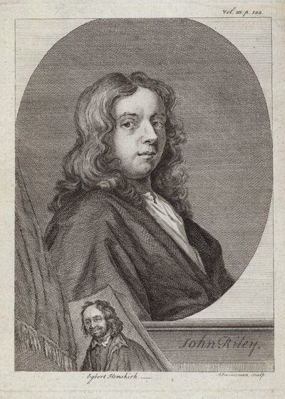 Portret van John Riley door John Riley