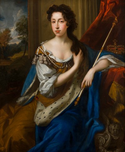 Portret van Koningin Maria II van Modena door John Riley