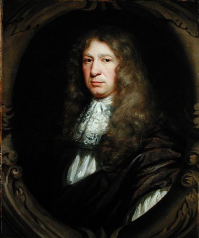 Portret van Sir John Streynsham Master (1604-1723) door John Riley