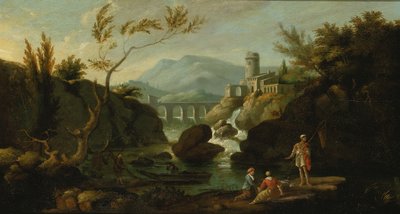 Klassiek Landschap, 1822-1826 door John Ritto Penniman