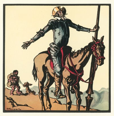 Kensington Rijmen: Don Quichot door John Robert (after) Monsell