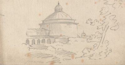 Ariccia door John Robert Cozens