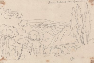 Tussen Castel del Bosco en La Scala door John Robert Cozens