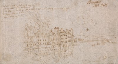 Bristol Hot Wells door John Robert Cozens