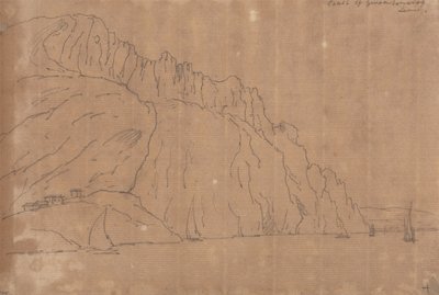 Kust van Genua door John Robert Cozens