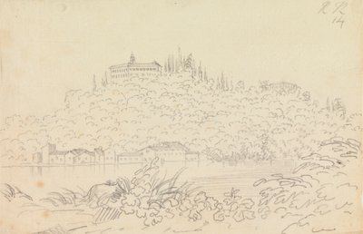 Klooster van Monte Olivetto bij Florence door John Robert Cozens