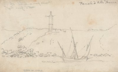Villa Franca lantaarn door John Robert Cozens
